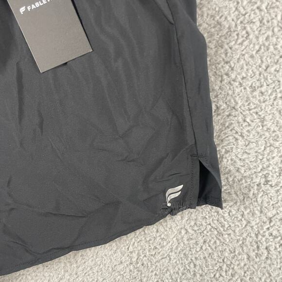 Fabletics Women's Large Black Polyester Elastane Nylon Sun Chaser 4in Short - Picture 3 of 11